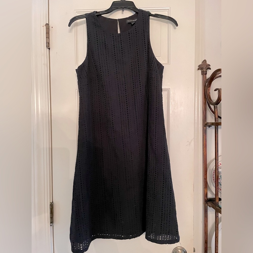 BANANA REPUBLIC Black A-line Sheath size 2